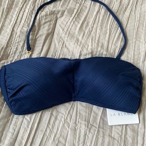 La Blanca tie back bikini top